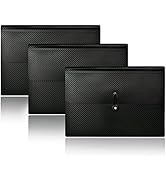 Cesil 3Pcs Expanding File Folders, 13 Pockets File Organizer Accordion File Holder with Elastic B...
