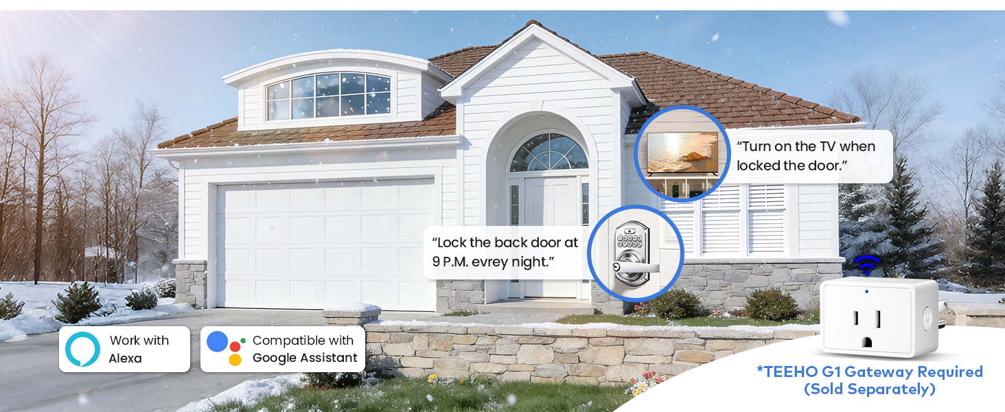 Smart home system requires TEEHO G1 gateway