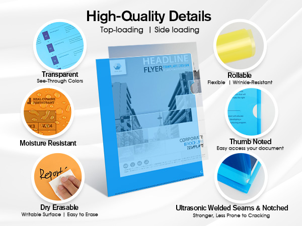 Clear Folders Sleeves