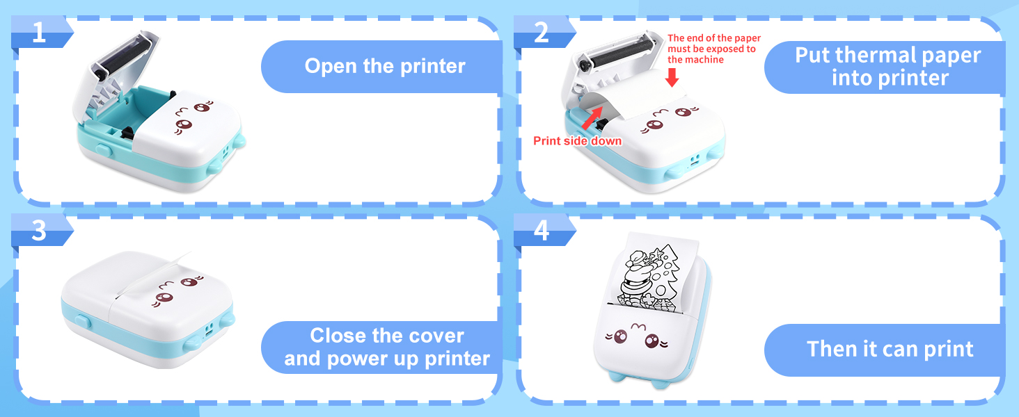 mini pocket printer paper sticker