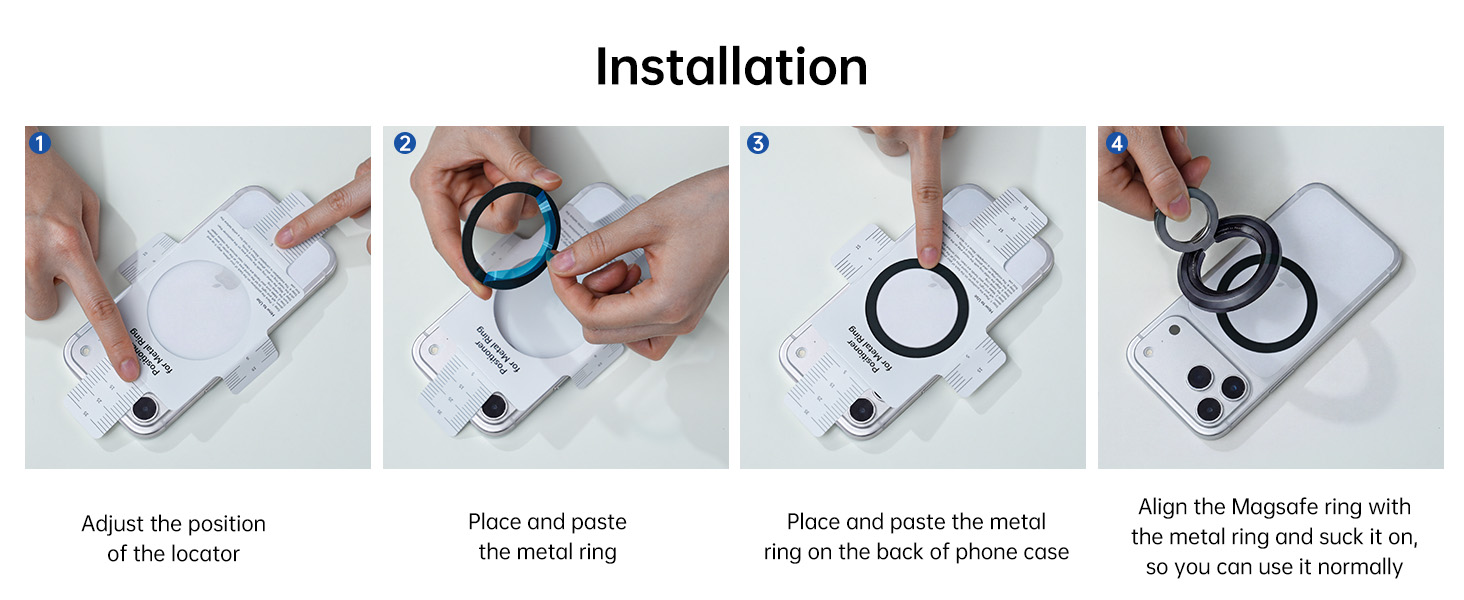 Magnetic Phone Ring Holder