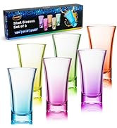SAIAOKJ Shot Glasses Set, 2 Oz Heavy Base Shot Glasses, 6 Pack Tequila Shot Glasses with Gift Box...