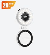 ULANZI Magnetic Selfie Light White, LED Fill Light Compatible with Magsafe, LED Selfie Ring Light...