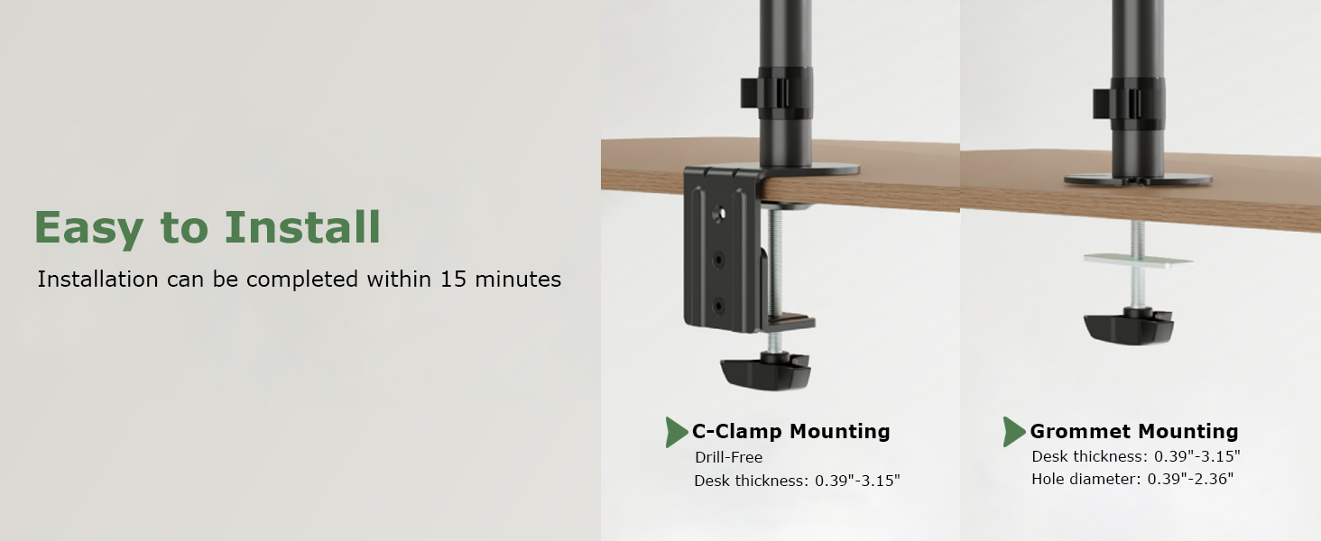 triple monitor mount