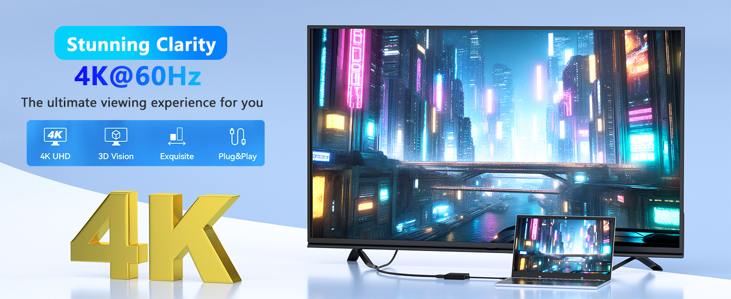 Dual HDMI Adapter for 2 Monitors