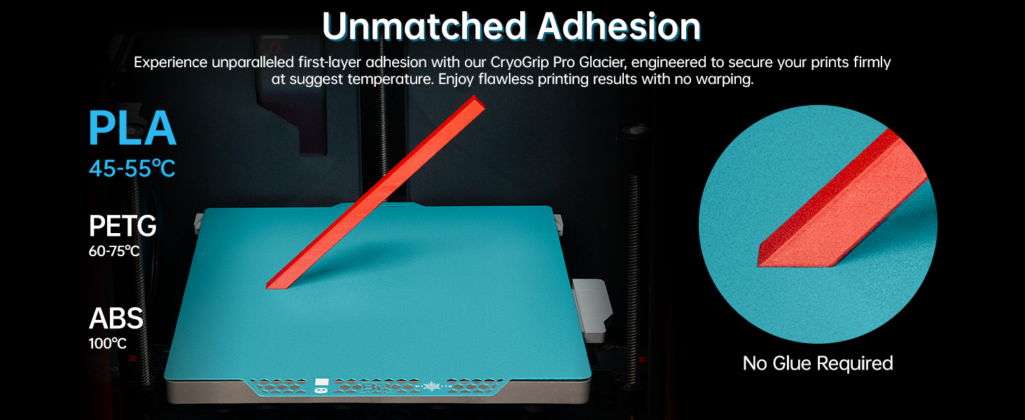 CryoGrip Glacier for P1S/P1P/X1C/X1E/A1