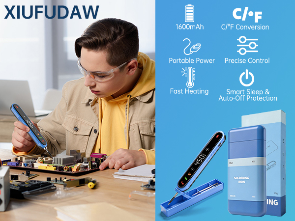 cordless soldering iron