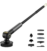 Fanttik Flip G9 Pro Electric Scrubber, VoltiPulse Motor, Dual-Speed Cleaner with 6 Brush Heads, A...