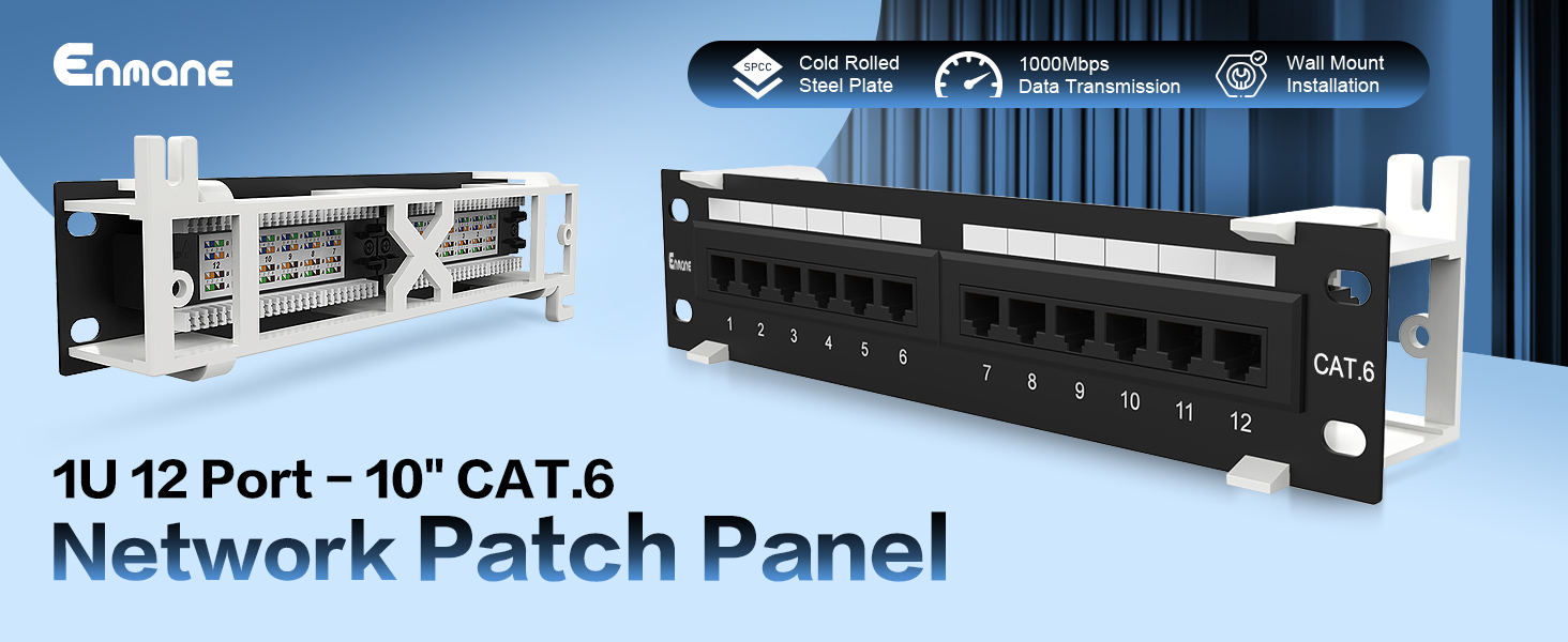 12port patch panel
