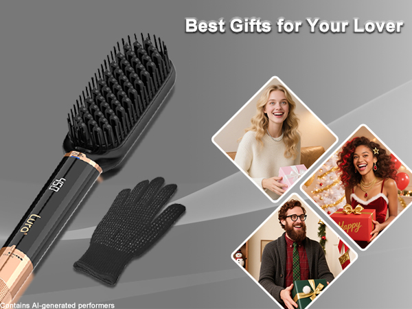 straightener brush