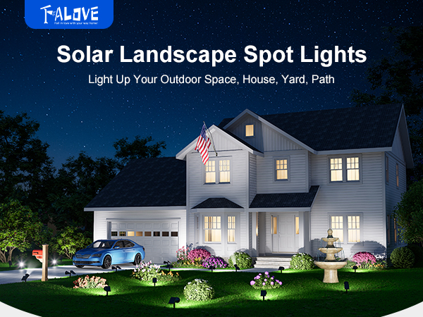 solar spotlights outdoor waterproof
