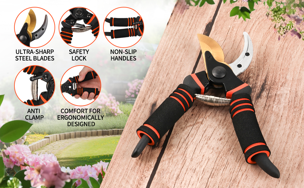 Gardening pruning shears