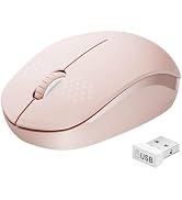 seenda Wireless Mouse for Laptop, 2.4G Noiseless Mouse with USB Receiver - Optical Tracking Porta...