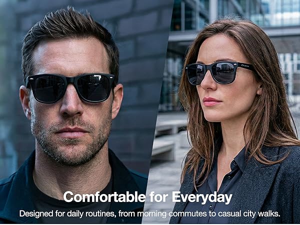 Mens polarized shades improving visual clarity outdoors