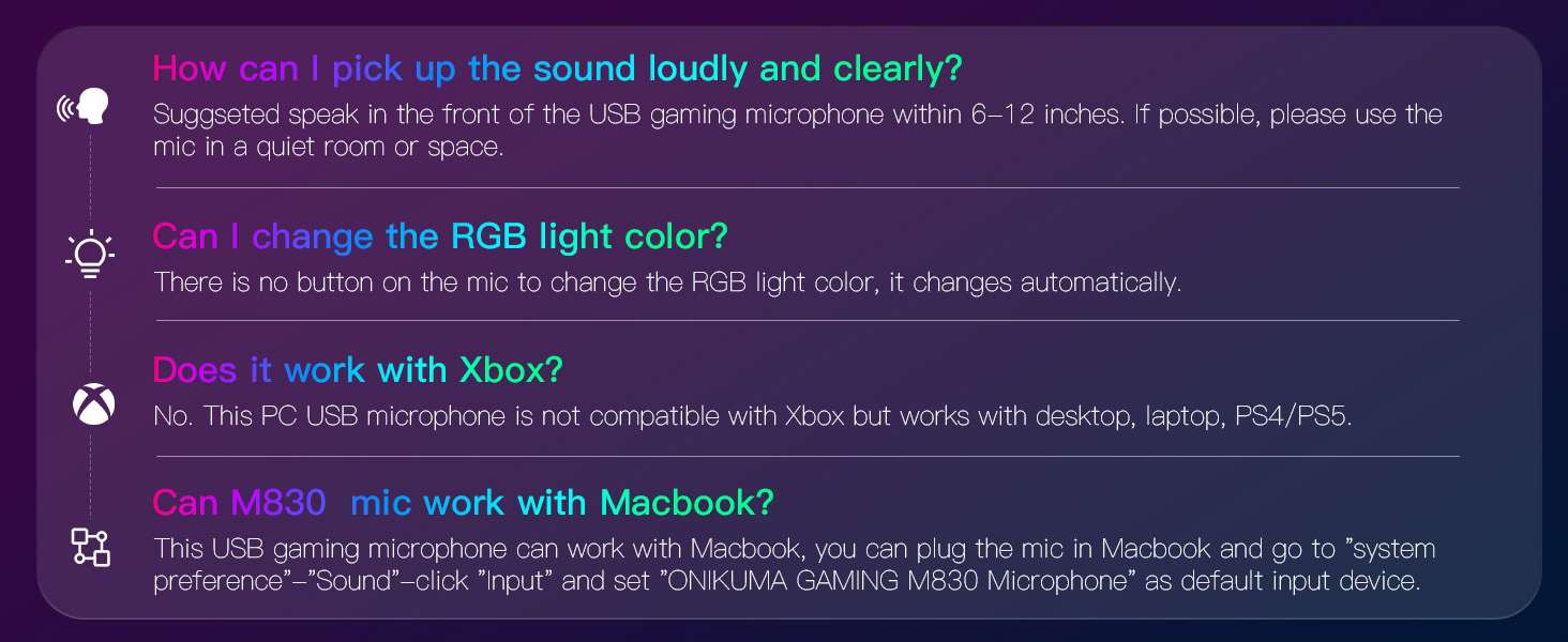 Dark purple/blue interface screen showing multiple text entries with bullet points. Text appears to be instructions or guidance but specific text is not clearly legible.