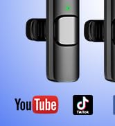 SmaFun Wireless Lavalier Microphone for iPhone - Android, iPad, Tablets, Bluetooth Mini Microphon...