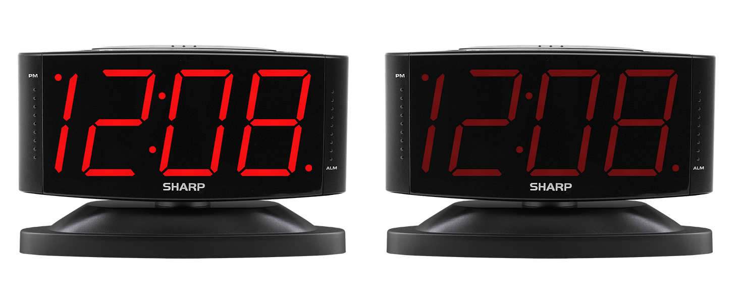 dimmer control high lo brigness easy to see wake up alarm