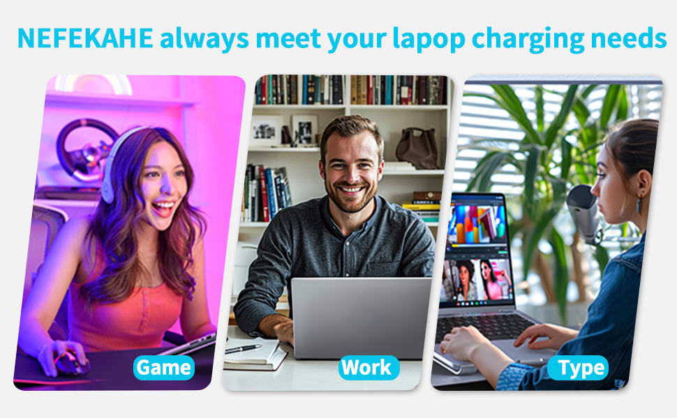 Compatible with HP Lenovo Dell Acer Asus Samsung Google Computer Type C Fast Power Adapter School