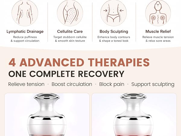 Smart Cupping Massager,Cellulite Massager , Body Sculpting Device, Lymphatic Drainage Massager