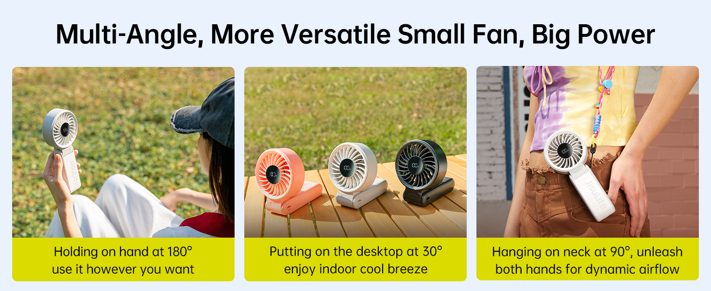 jisulife handheld fan life7