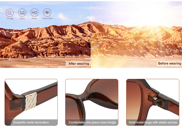 HD vision protect eyes PC lens harmful UV rays filter sunlight glare UV400 protection