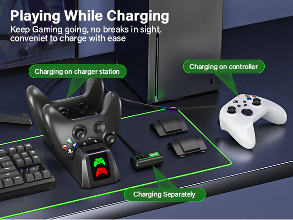 xbox controller battery pack rechargeable