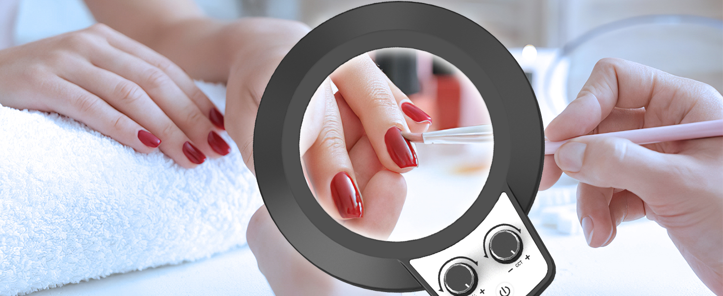 hobby magnifying glass with light magnifying glass for nailing hobby lamp