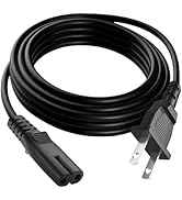 TV Power Cord 10ft Cable Compatible with for Samsung LG TCL Sony Hisense Apple and More TV Device...