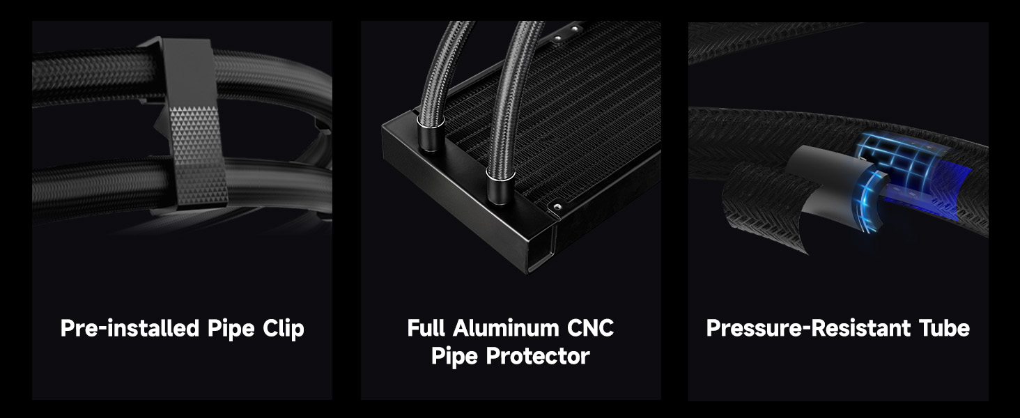 DC360 Pro ARGB Display AIO 360mm Liquid Cooler