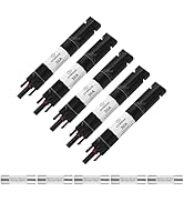 OYMSAE 5PCS 30A Solar Fuse Holder Inline Male and Female Connector 30 Amp PV Fuse for Solar Panne...