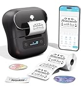 Phomemo Label Maker,M220 Label Printer,3 Inch Bluetooth Thermal Label Maker Machine with 6000+ Ic...