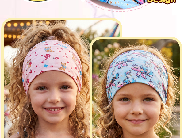 Girls Headbands Wide Knotted Hair Bands