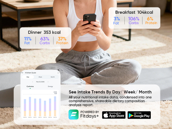 Food Scale with Nutritional Calculator