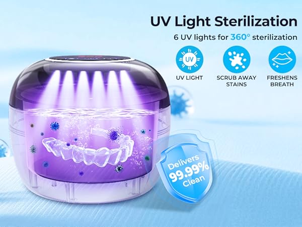 ultrasonic denture cleaner