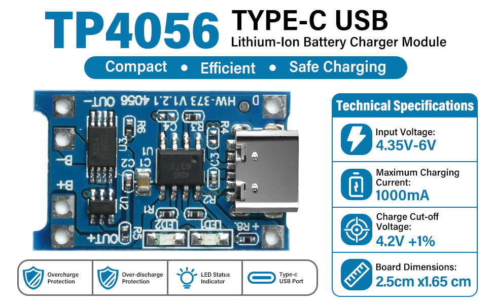 10PCS TP4056
