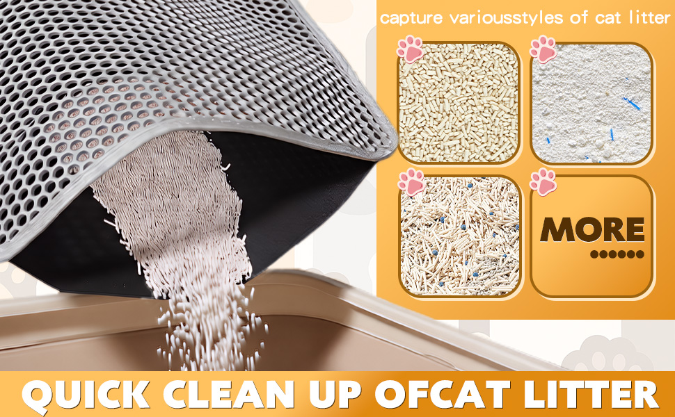 cat litter mat