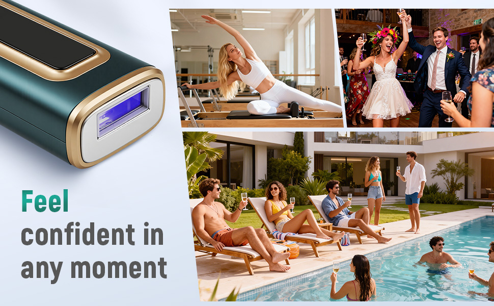 feel confident in any moment