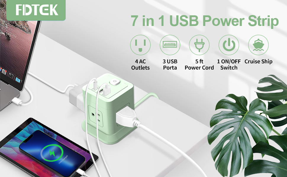 Green Power strip