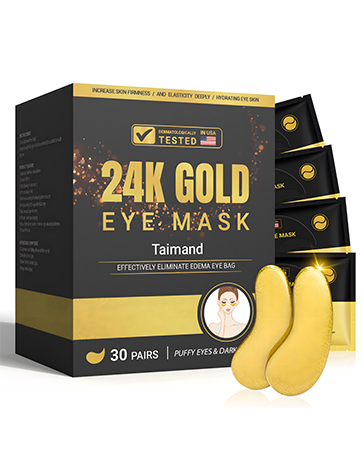 24K eye patches