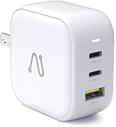 USB C Wall Charger, Aergiatech 65W PD3.0 GaN PPS QC3.0 Type C Fast Charging Power Adapter Foldabl...