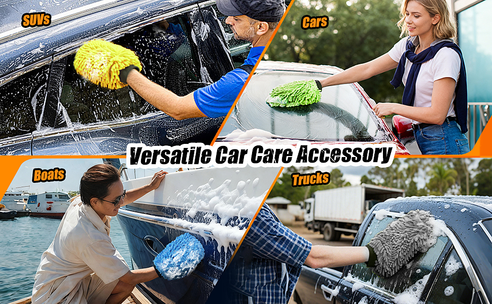 Car Wash Mitt Microfiber