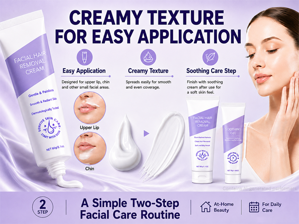 hair removal cream for face