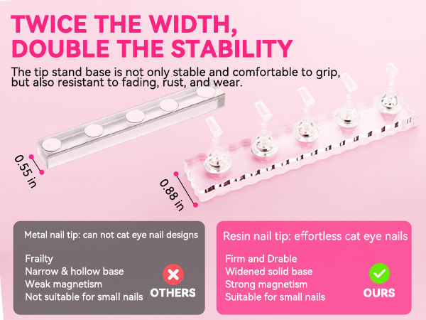 Specifically designed for beginners and DIY enthusiasts small nail holders perfect for pinky nails
