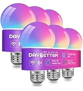 DAYBETTER Smart Light Bulbs, Smart Bulb That Compatible with Alexa &amp; Google Home, 2.4G WiFi Bluet...