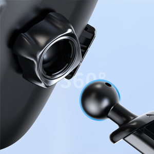 360° rotatable car mount, easily adjusts for horizontal or vertical view