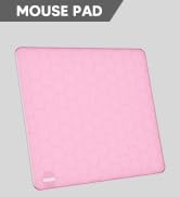 Vetroo GMP300 Tempered Glass Gaming Mouse Pad, Micro-Etched 3mm Tempered Glass with Silicone Anti...