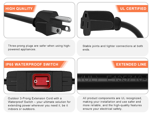 2ft with Inline Switch