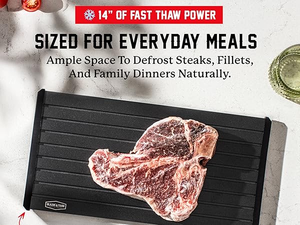 defrosting tray thawing plate frozen foods magic magical quick large trays thawer dethawing premium