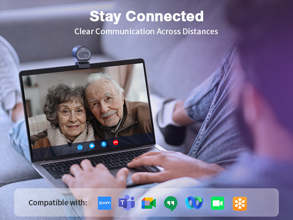 EMEET S600 4K Webcam with Tripod for Streaming Using Scenes