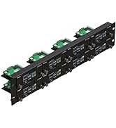 UCTRONICS 19" 2U Raspberry Pi Rack Mount, Double-Tier Metal Rack Supporting 8 Raspberry Pi 4B,3B/...